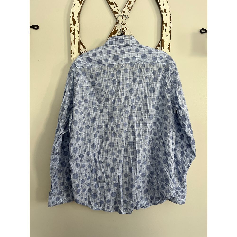Robert Graham Blue Phillipe Long Sleeve Button Down Men's Size Large - Picture 2 of 9
